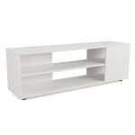 Тумба під телевізор у вітальню, тумба під ТВ, TV тумба LA-0003 від Moreli (Морелі) Білий