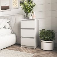 Тумба на 3 ящики в спальню T-216 від Moreli (Морелі) Білий