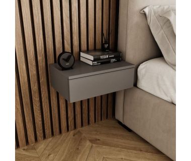 Навісна тумба для спальні GT-0102 від Moreli (Морелі) Антрацит