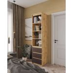 Шафа-пенал для одягу з ящиками та полицями T-219 від Moreli (Морелі) Аппалачі/Венге темний