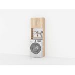 Тумба під пральну машину з дверцятами, шафа у ванну GT-0107 Дуб Сонома