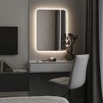 Зеркало с подсветкой для ванной комнаты и гостиной Антигуа от Moreli (Морели) 1000x800