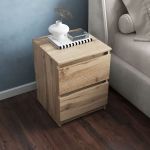 Тумба прикроватная в спальню, с фасадами без ручек T-225 от Moreli (Морели)