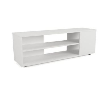 Тумба під телевізор у вітальню, тумба під ТВ, TV тумба LA-0003 від Moreli (Морелі) Білий