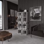 Стелаж-полиця для книг та декору ST-0018 від Moreli (Морелі)