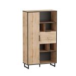 Стеллаж для книг и декора на ножках с двумя дверцами для дома от Moreli (Морели) F-006 Аппалачи