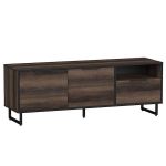 Тумба под телевизор с дверцей и ящиком F-007 от Moreli (Морели) Дуб Кверкус