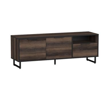 Тумба под телевизор с дверцей и ящиком F-007 от Moreli (Морели) Дуб Кверкус