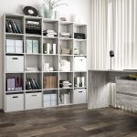 Стеллаж для книг и игрушек на 25 ячеек ST-0016 от Moreli (Морели) Бетон