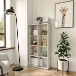 Стелаж для книг та іграшок на 8 осередків GT-10 від Moreli (Морелі) Бетон