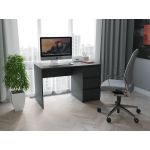 Комп'ютерний стіл, письмовий стіл з трьома ящиками T-224 від Moreli (Морелі) Антрацит