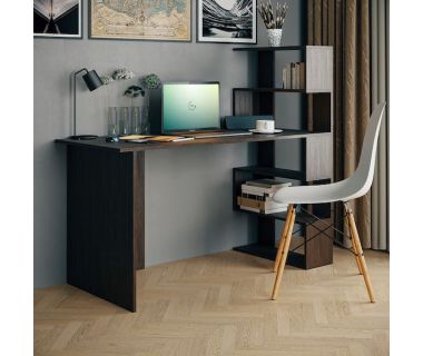 Стіл комп'ютерний, письмовий стіл з полицями ST-0015 від Moreli (Морелі) Венге темний Стіл комп'ютерний, письмовий стіл з полицями ST-0015 від Moreli (Морелі) Венге темний