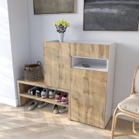 Тумба під взуття в передпокій RS-4 від Moreli (Морелі) Білий/Аппалачі