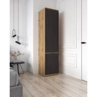 Шкаф-пенал со штангой для одежды Т-218 от Moreli (Морели) Аппалачи/Венге темный