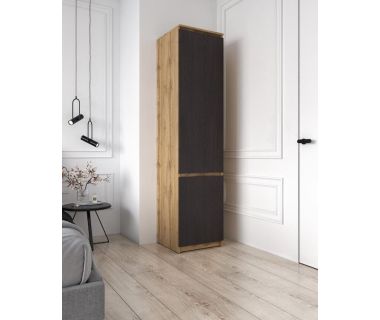 Шкаф-пенал со штангой для одежды Т-218 от Moreli (Морели) Аппалачи/Венге темный