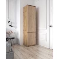 Шкаф-пенал со штангой для одежды Т-218 от Moreli (Морели) Аппалачи/Дуб Сонома