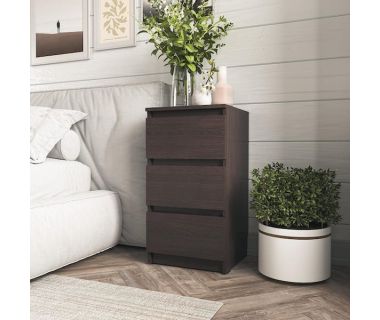 Тумба на 3 ящики в спальню T-216 від Moreli (Морелі) Венге темний