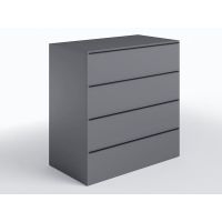 Комод 4 ящика комбинация цветов ТX-04 Moreli (Морели) Антрацит