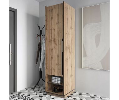 Шкаф распашной со штангой на одну дверку R-0002 от Moreli (Морели) Аппалачи