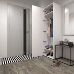 Шкаф распашной со штангой и двумя полками ST-0012 от Moreli (Морели)