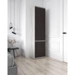 Шкаф-пенал со штангой для одежды Т-218 от Moreli (Морели) Бетон/Венге темный