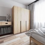 Шкаф распашной со штангой и полками ST-0027 от Moreli (Морели) Дуб Сонома