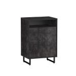 Тумба под обувь в прихожую с дверцей от Moreli (Морели) F-003 Бетон Темный