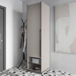 Шафа розстібна на одну дверку з полицями R-0001 від Moreli (Морелі) Кашемір