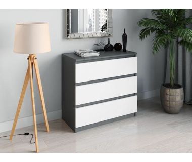 Комод со скрытыми ручками на три ящика Moreli (Морели) T-214