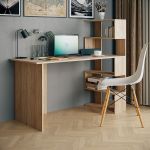 Стіл комп'ютерний, письмовий стіл з полицями ST-0015 від Moreli (Морелі) Дуб Сонома