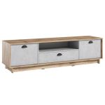 Тумба під ТВ у вітальню, тумба під телевізор, TV тумба K-0004 від Moreli (Морелі) Аппалачі/Бетон Стайл