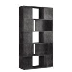 Стеллаж полки для книг и декора для дома LA-0002 от Moreli (Морели) Бетон Темный