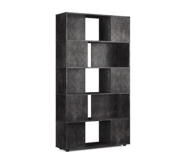 Стеллаж полки для книг и декора для дома LA-0002 от Moreli (Морели) Бетон Темный