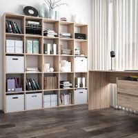 Стеллаж для книг и игрушек на 25 ячеек ST-0016 от Moreli (Морели) Дуб Сонома