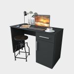 Стіл комп'ютерний, письмовий стіл з ящиками та дверцятами ST-0003 від Moreli (Морелі)