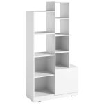 Стеллаж полки для книг и декора с дверцей PA-0003 от Moreli (Морели)