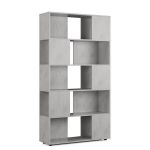 Стеллаж полки для книг и декора для дома LA-0002 от Moreli (Морели) Бетон Тефра