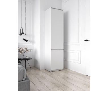 Шафа-пенал зі штангою для одягу Т-218 від Moreli (Морелі) Біла