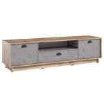 Тумба під ТВ у вітальню, тумба під телевізор, TV тумба K-0004 від Moreli (Морелі) Аппалачі/Бетон Тефра