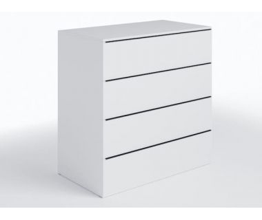 Комод 4 ящика комбинация цветов ТX-04 Moreli (Морели) Белый Комод 4 ящика комбинация цветов ТX-04 Moreli (Морели) Белый