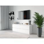 Тумба под телевизор ТВ/ТВ 4 ящика Moreli (Морели) Т-223 Белый