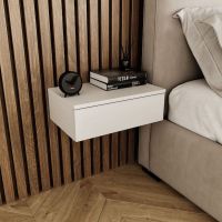 Навісна тумба для спальні GT-0102 від Moreli (Морелі) Білий