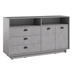 Тумба під телевізор у вітальню, сервант під ТВ K-0002 від Moreli (Морелі) Бетон Тефра