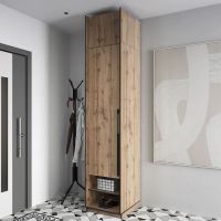 Шкаф распашной на одну дверку с полками и антресолью R-0001 от Moreli (Морели) Аппалачи