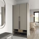 Шкаф распашной на две двери с полками и шухлядами R-0003 от Moreli (Морели) Кашемир