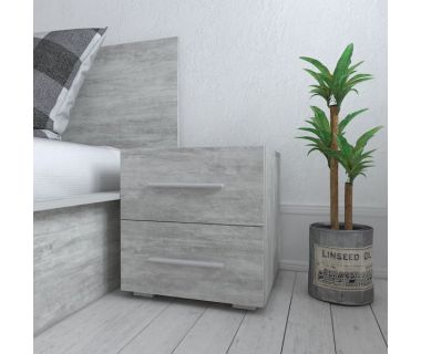Тумба з 2 ящиками для спальні ST-0011 від Moreli (Морелі) Бетон