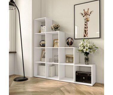 Стеллаж полка для книг и декора на 10 ячеек GT-40 от Moreli (Морели)