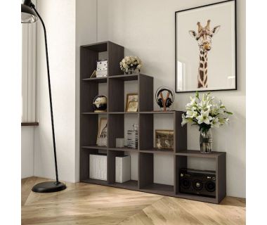 Стеллаж полка для книг и декора на 10 ячеек GT-40 от Moreli (Морели) Венге темный Стеллаж полка для книг и декора на 10 ячеек GT-40 от Moreli (Морели) Венге темный