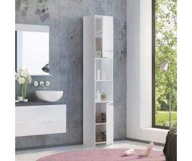 Шафа-пенал з полицями для ванної кімнати GТ-0005 від Moreli (Морелі) Біла Шафа-пенал з полицями для ванної кімнати GТ-0005 від Moreli (Морелі) Біла