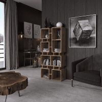 Стелаж-полиця для книг та декору ST-0018 від Moreli (Морелі) Аппалачі